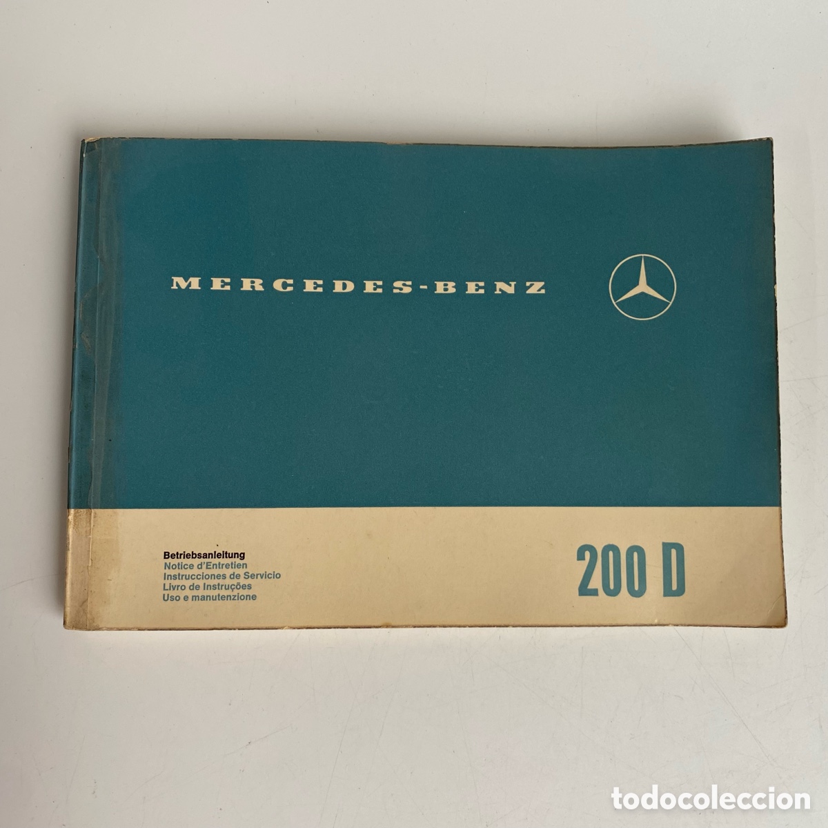 Cars and Motorcycles: Manual instrucciones de servicio en espa&ntilde;ol Mercedes Benz 200 D 1965 200D