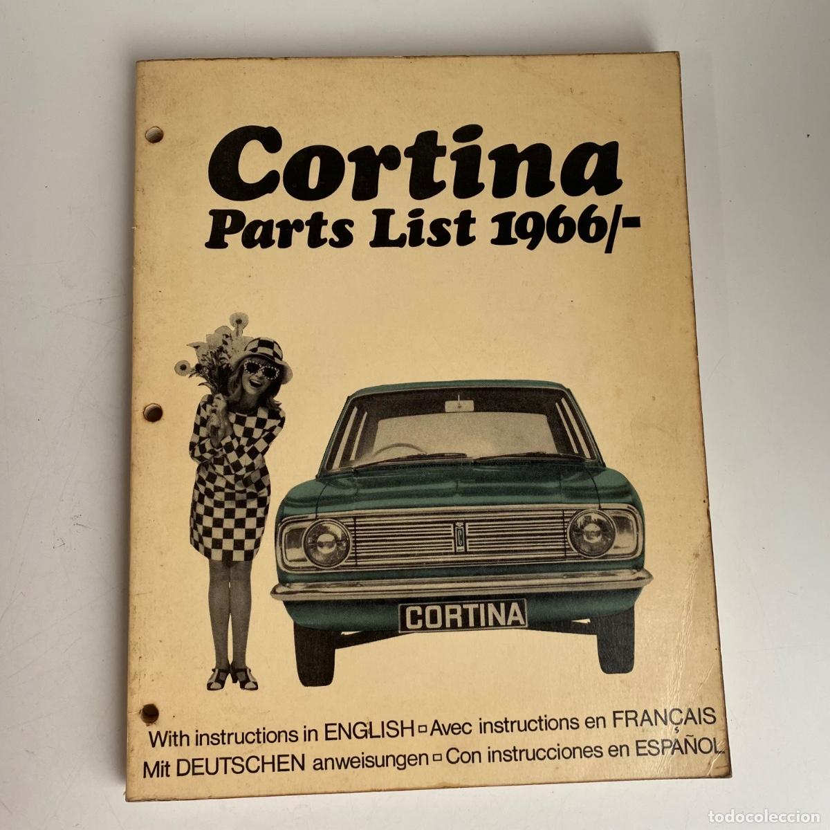 Cars and Motorcycles: Ford Cortina Manual lista de piezas 1966-1967