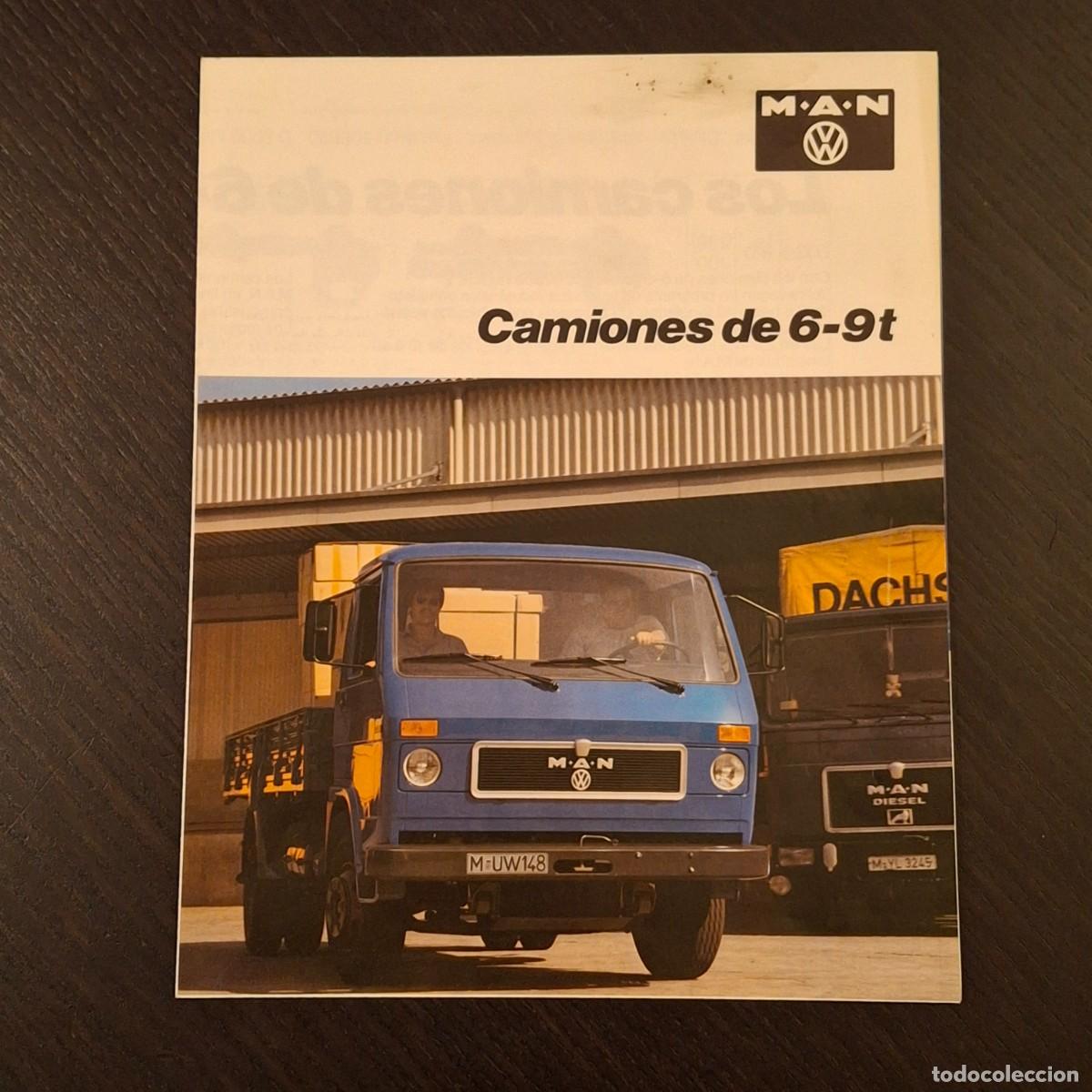 Cars and Motorcycles: MAN CAMIONES DE 6-9 TONELADAS - CAMION MAN - FOLLETO CATALOGO - ESPA&Ntilde;OL