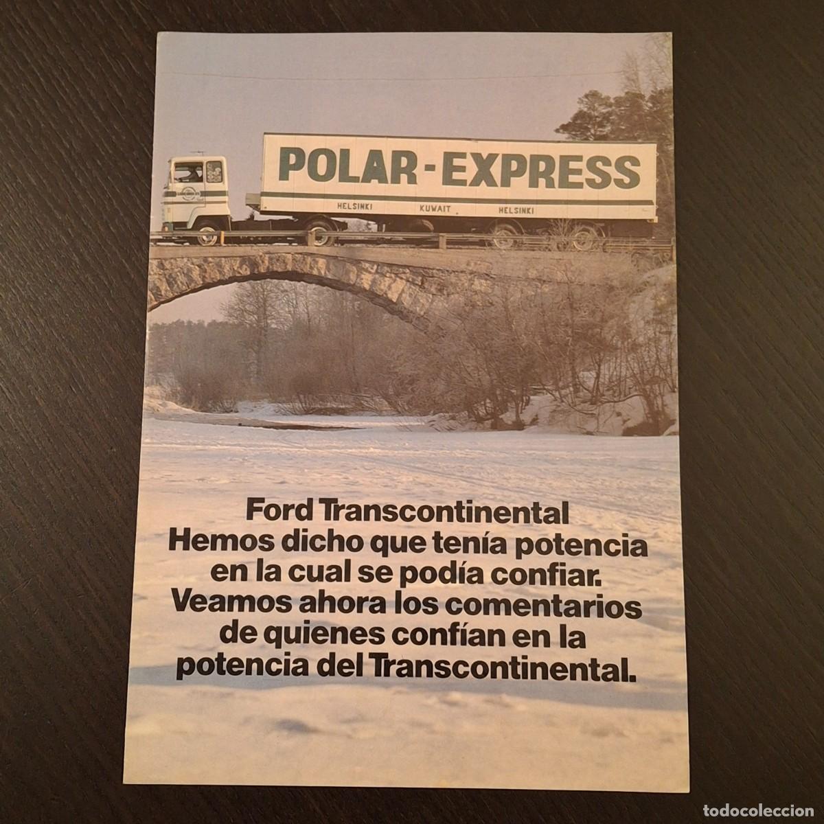 Cars and Motorcycles: FORD TRANSCONTINENTAL - CAMION CAMIONES TRACTORA - CATALOGO PUBLICIDAD - ESPA&Ntilde;OL