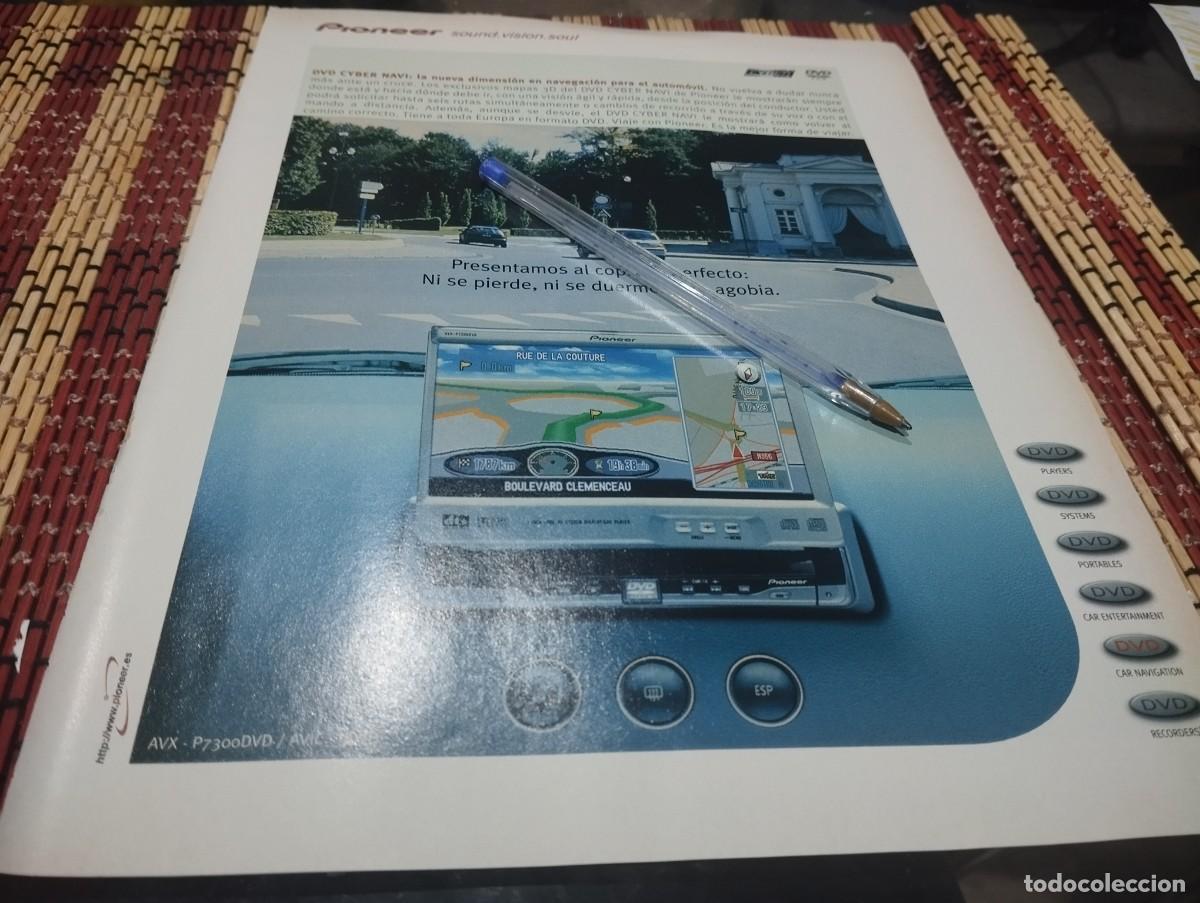 Cars and Motorcycles: PIONEER DVD COCHE CYBER NAVYI ANUNCIO PUBLICIDAD REVISTA 2001