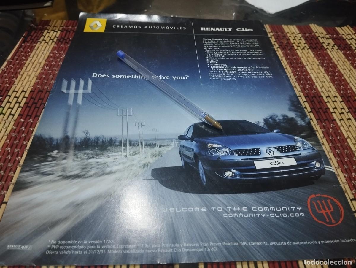 Cars and Motorcycles: COCHE RENAULT CLIO ANUNCIO PUBLICIDAD REVISTA 2001