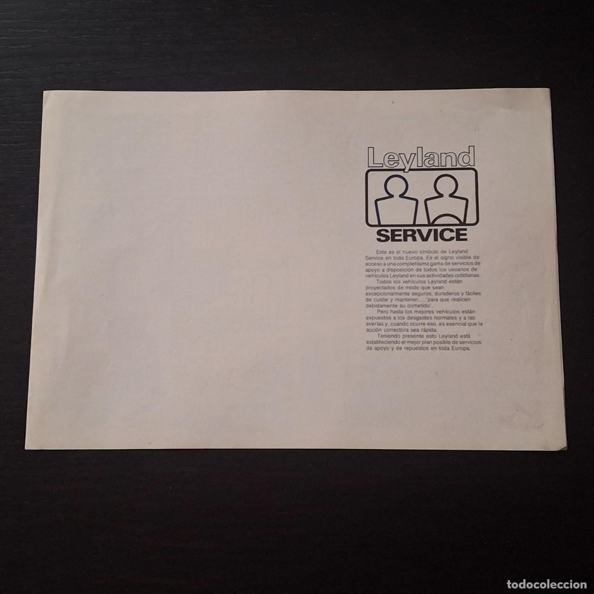 Cars and Motorcycles: LEYLAND SERVICE - FOLLETO PUBLICIDAD - ESPA&Ntilde;OL