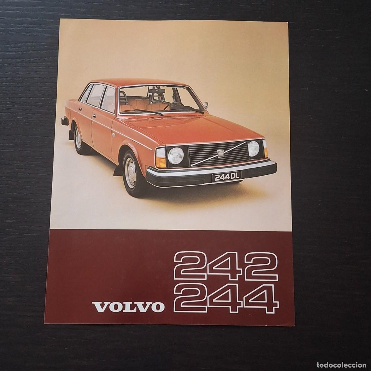 Cars and Motorcycles: 1977 VOLVO 242 244 L DL GL - CATALOGO FOLLETO PUBLICIDAD - ESPA&Ntilde;OL