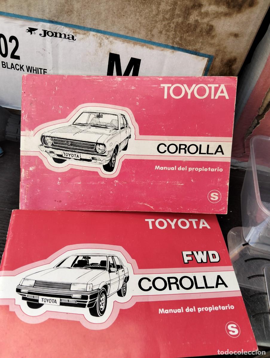 Carros e motociclos: 2 cat&aacute;logos Manuales coche vintage toyota corolla