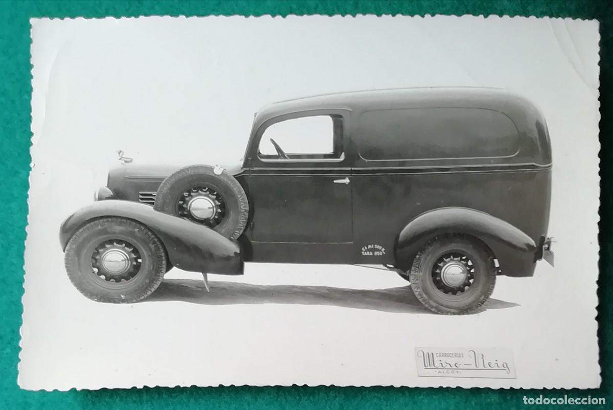 Autos und Motorr&auml;der: COCHE AUTOM&Oacute;VIL FURGON CARROCER&Iacute;A MIR&Oacute; - REIG FOTOGRAF&Iacute;A C. 1935
