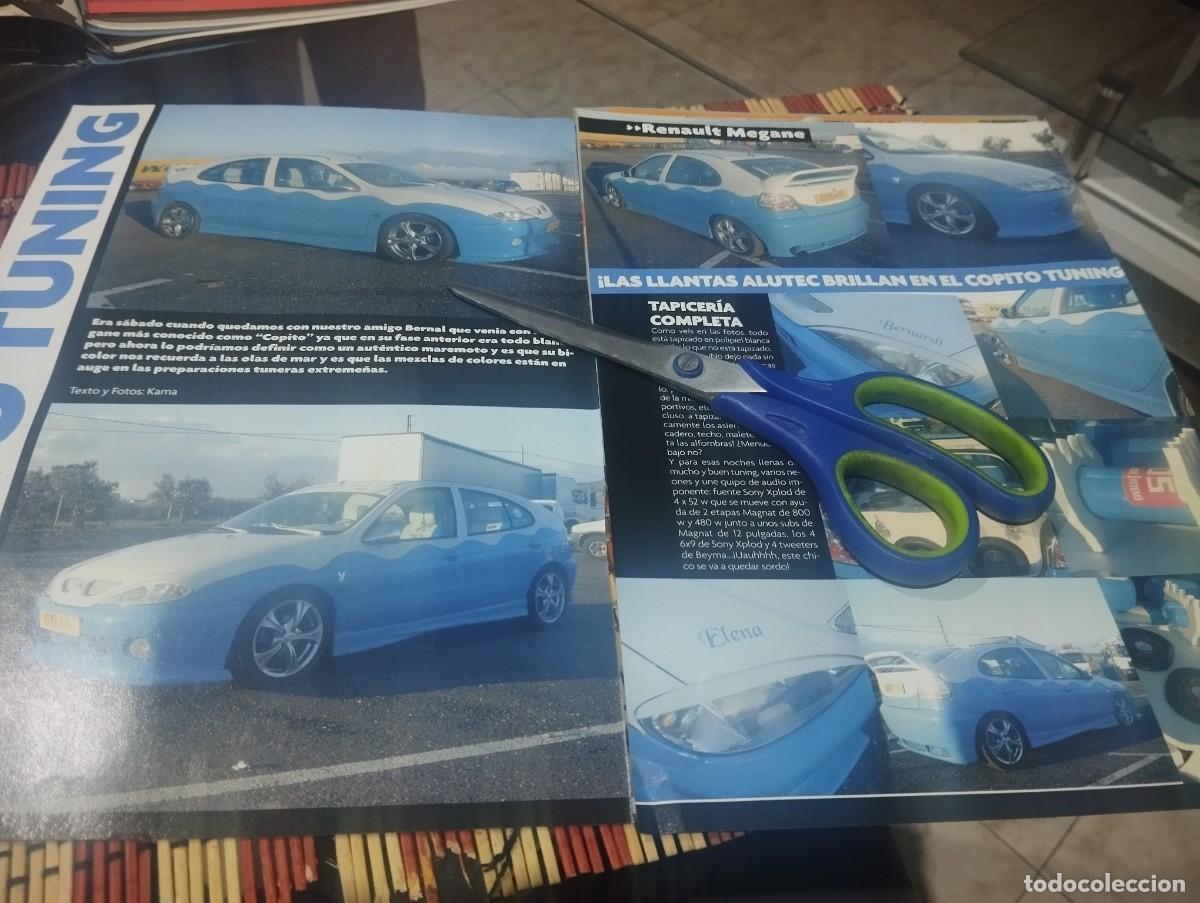 Carros e motociclos: COCHE RENAULT MEGANE ANTIGUO REPORTAJE TUNING REVISTA 4 PAGINAS 2006
