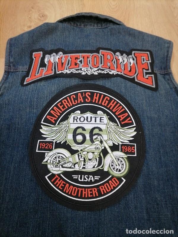 Carros e motociclos: 2 PARCHES BORDADOS ESPALDA BIKER, HARLEY...