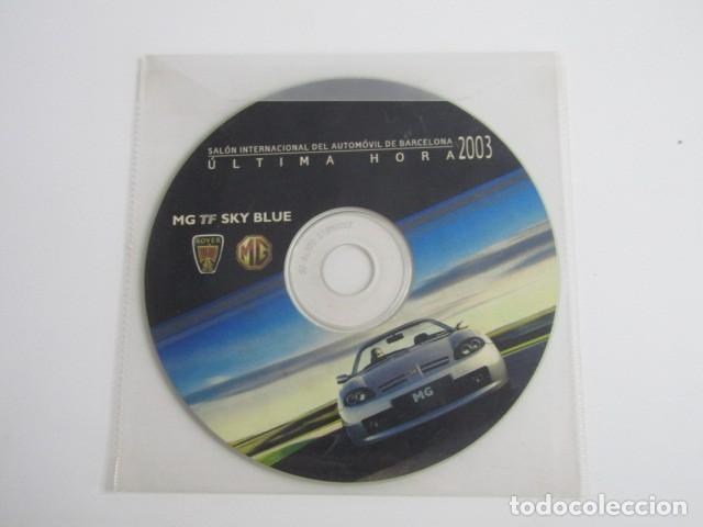 Autos und Motorr&auml;der: DOSSIER DE PRENSA - PRESS KIT DVD MG TF SKY BLUE 2003- TEXTO + FOTOS