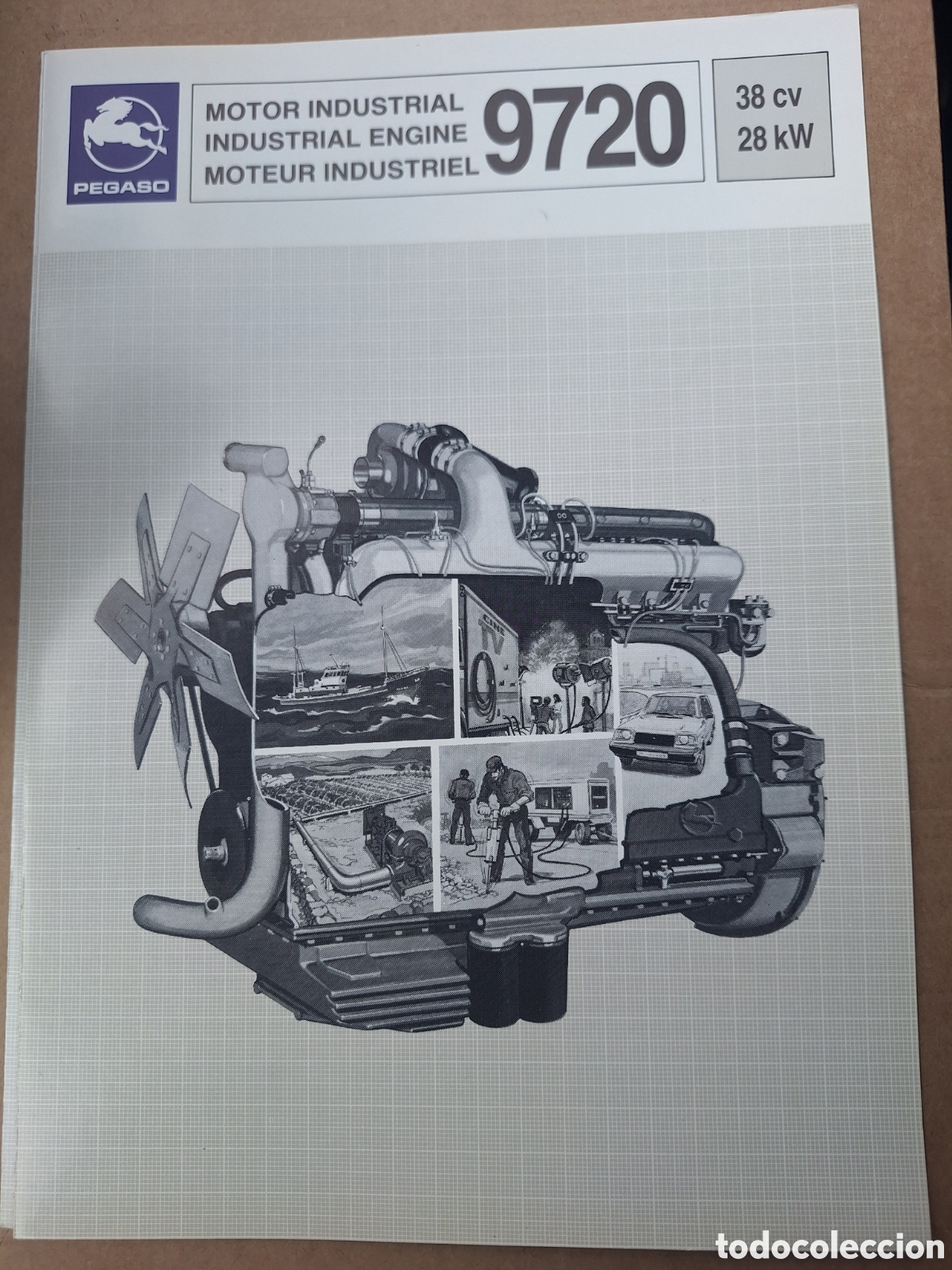 Automobili e Motociclette: Cat&aacute;logo motor industrial Pegaso 9720
