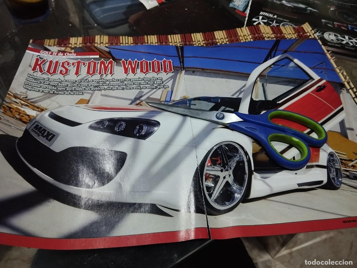 Cars and Motorcycles: COCHE VOLKSWAGEN GOLF IV DE CHELU KUSTOM WOOD REPORTAJE TUNING RECORTE REVISTA 5 P&Aacute;GINAS 2008