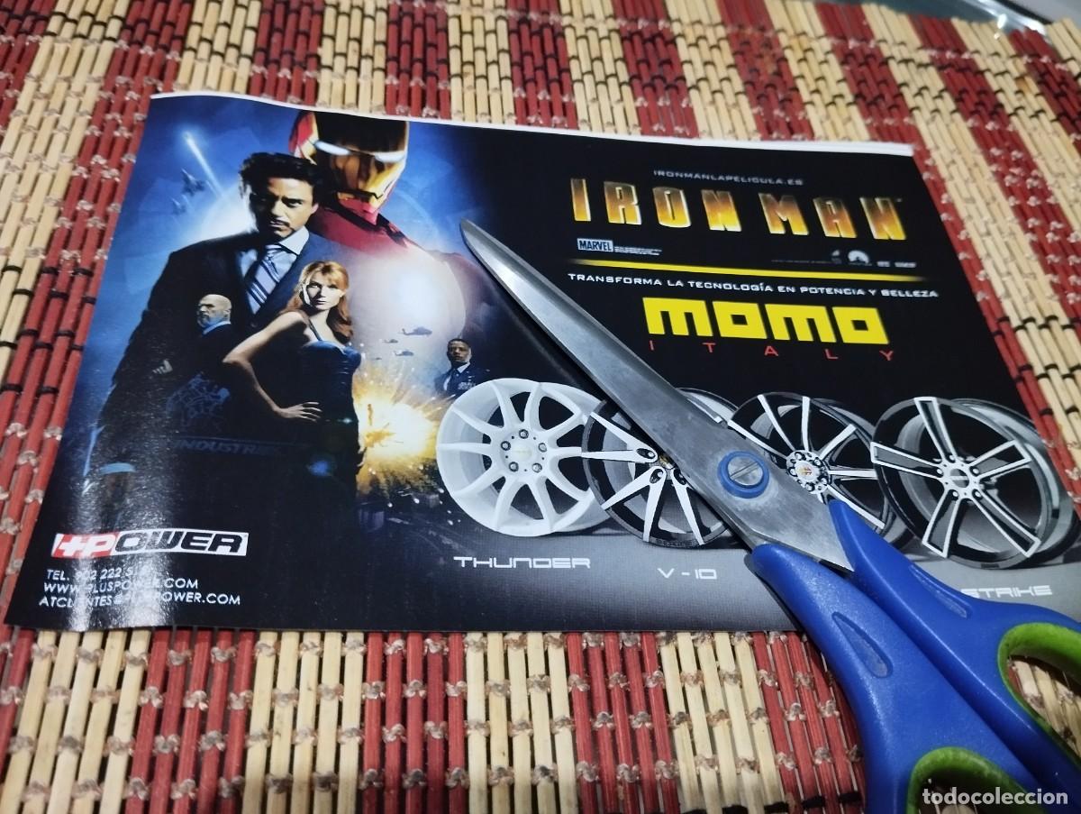 Cars and Motorcycles: LLANTAS COCHE MOMO IRON MAN ANUNCIO PUBLICIDAD REVISTA 2008