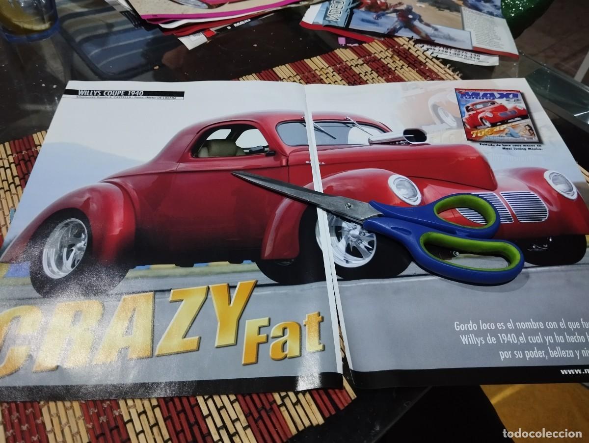 Automobili e Motociclette: COCHE WILLYS COUPE 1940 CRAZY FAT REPORTAJE TUNING RECORTE REVISTA 4 P&Aacute;GINAS 2008