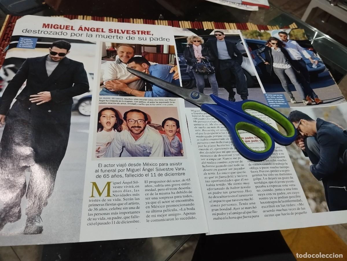 Automobili e Motociclette: MIGUEL ANGEL SILVESTRE MUERTE DE SU PADRE RECORTE REVISTA 3 P&Aacute;GINAS 2018