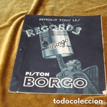 Autos und Motorr&auml;der: Folleto explicativo de pistones Borgo. En franc&eacute;s.