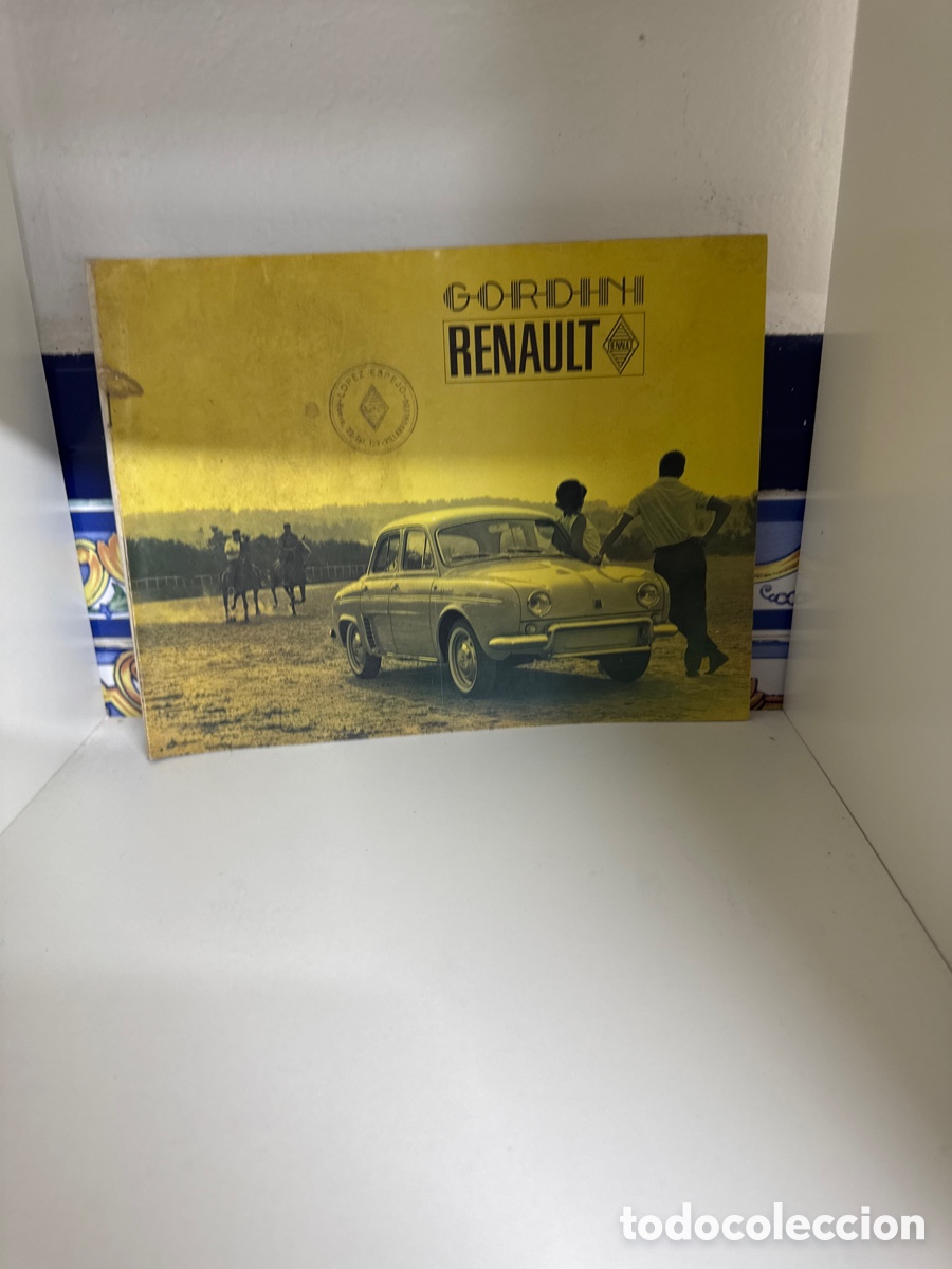 Cars and Motorcycles: Cat&aacute;logo de Renault Gordini