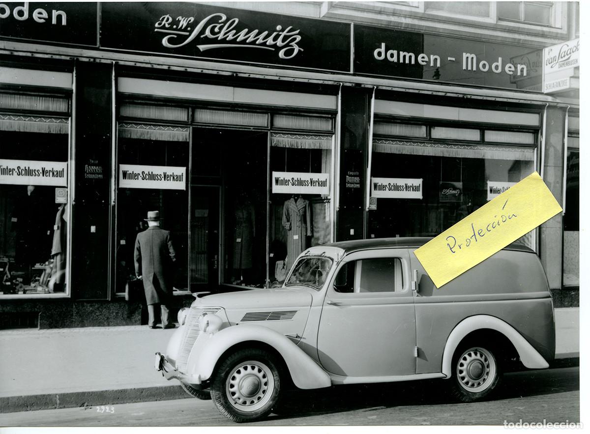 Coches y Motocicletas: Ford Eifel Furgoneta Kastenwagen 1936 Fotograf&iacute;a archivo Ford 20 x 15 cm