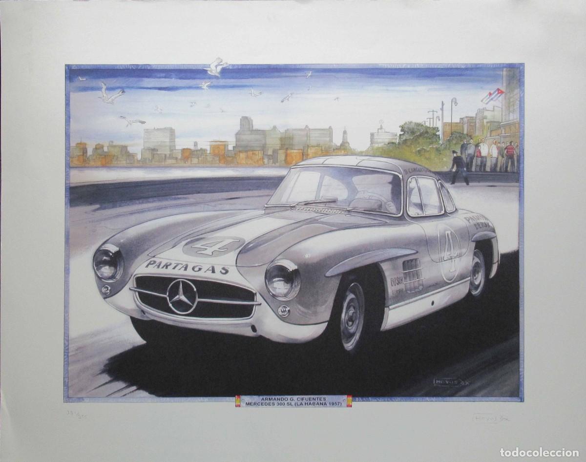 Coches y Motocicletas: Colecci&oacute;n Pilotos Asturianos - L&aacute;mina Armando G. Cifuentes