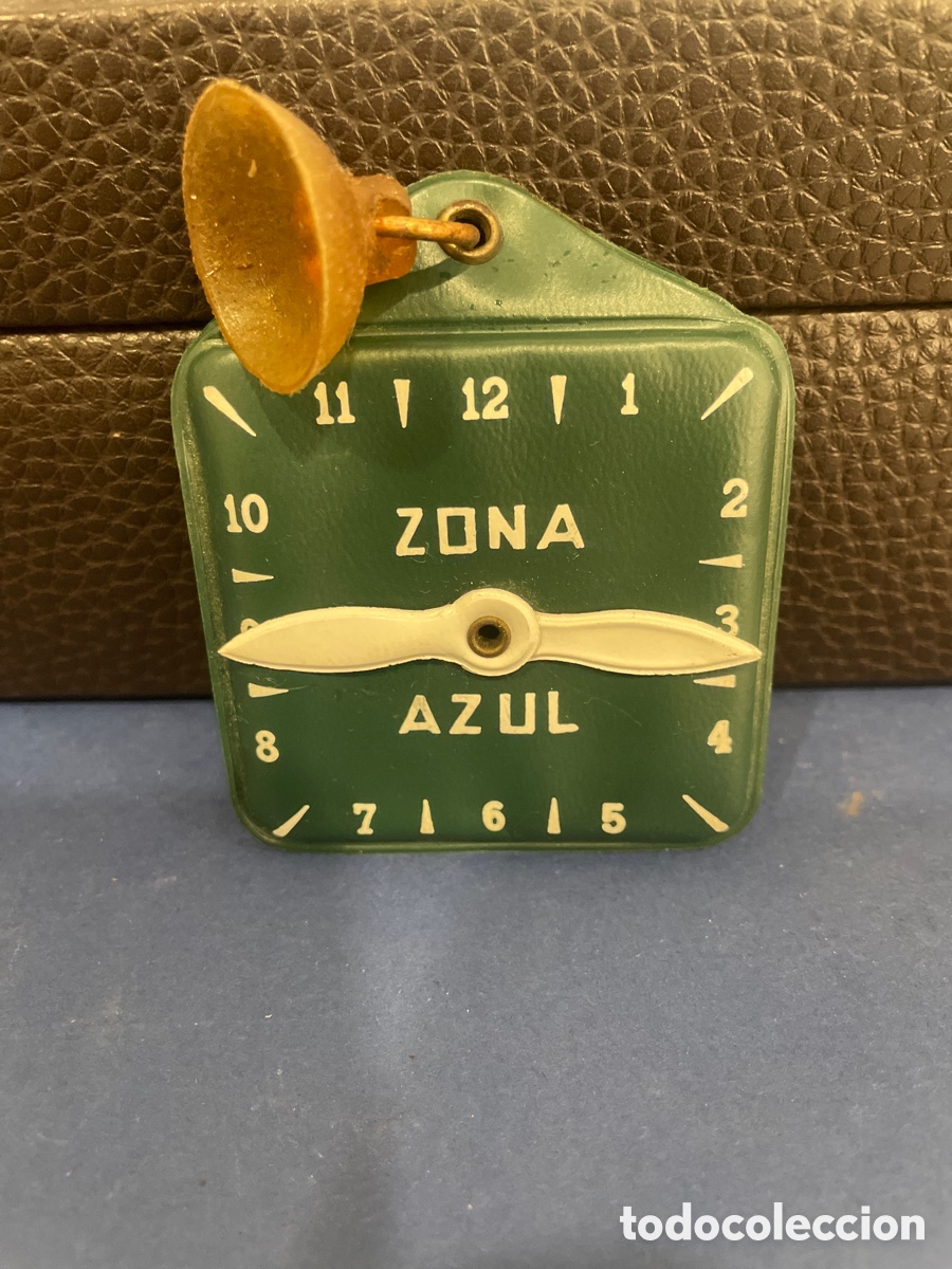 Coches y Motocicletas: ANTIGUA PUBLICIDAD PARA COCHE CON VENTOSA*GARAGE JIJONA*,ZONA AZUL,VER FOTOS