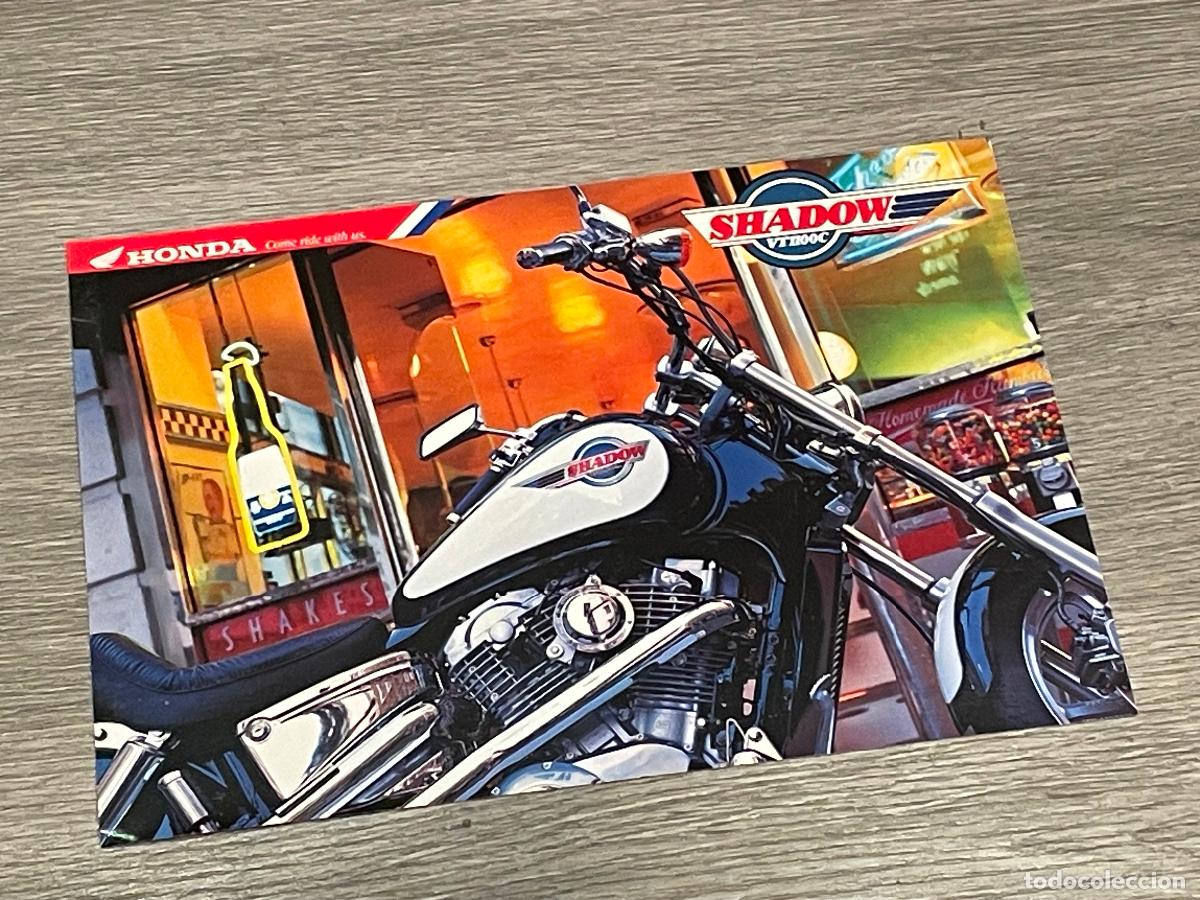 Coches y Motocicletas: FOLLETO HONDA SHADOW VT1100C TIPO SP 1993