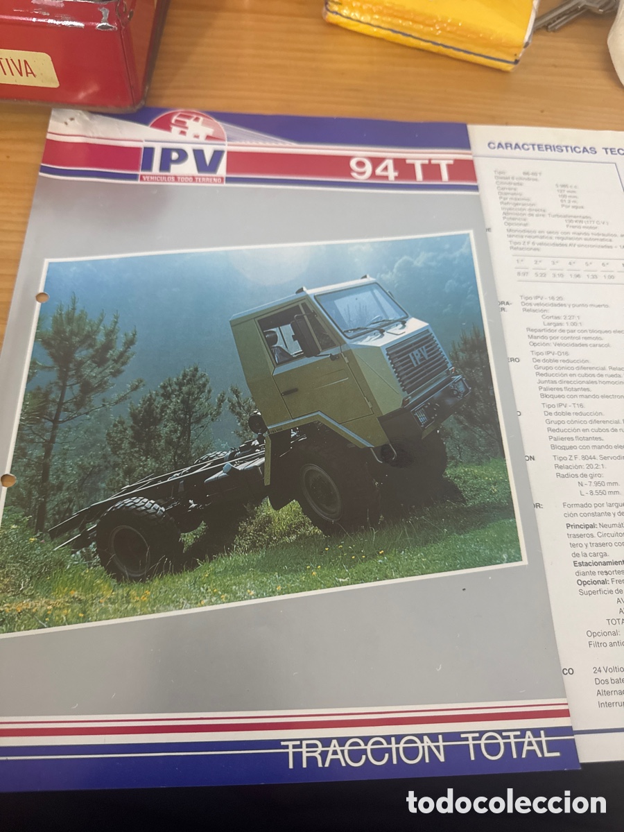 Carros e motociclos: Cat&aacute;logo de todo terreno Cami&oacute;n 94. TT