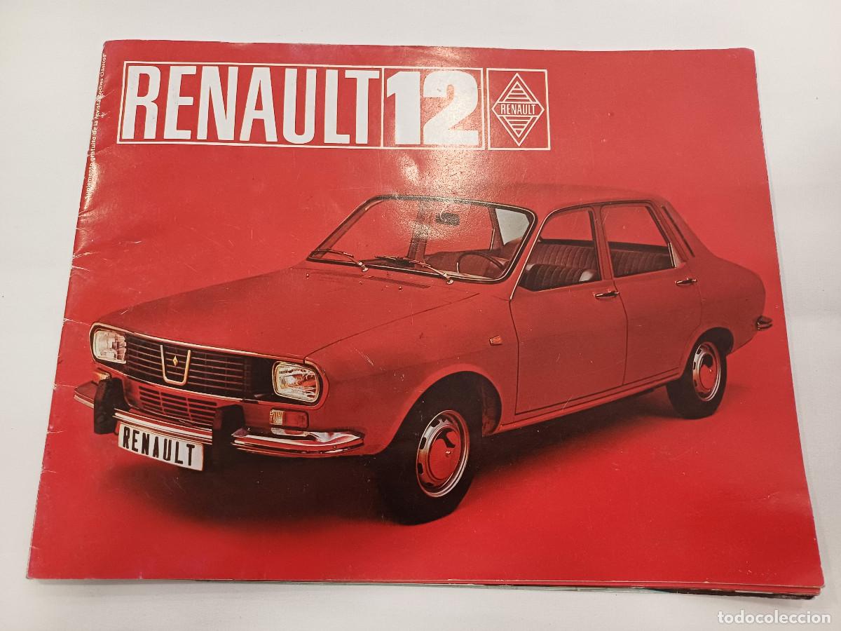Coches y Motocicletas: RENAULT 12/CATALOGO FACSIMIL.