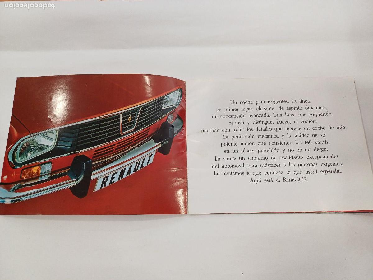 Coches y motocicletas: RENAULT 12/CATALOGO FACSIMIL. - Foto 2