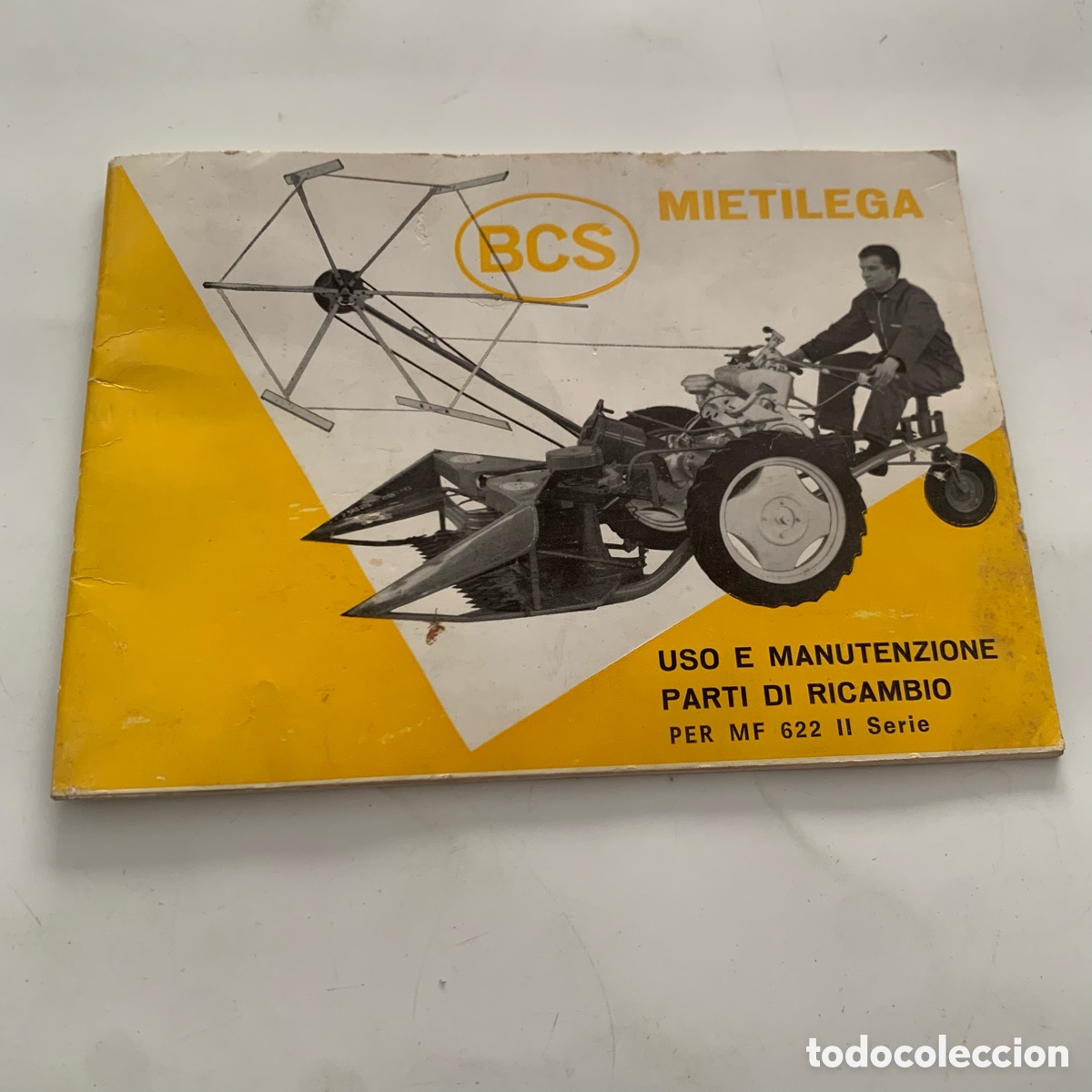 Coches y Motocicletas: MANUAL DE USO Y MANUTENCION - INSTRUCCIONES DESPIECE MOTOSEGADORA BCS MF 622 II SERIE DE 1966