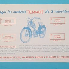 CATALOGUE/BROCHURE CYCLES TERROT JUNIOR - 1964 CATALOGUE/BROCHURE CYCLES TERROT JUNIOR - 1964