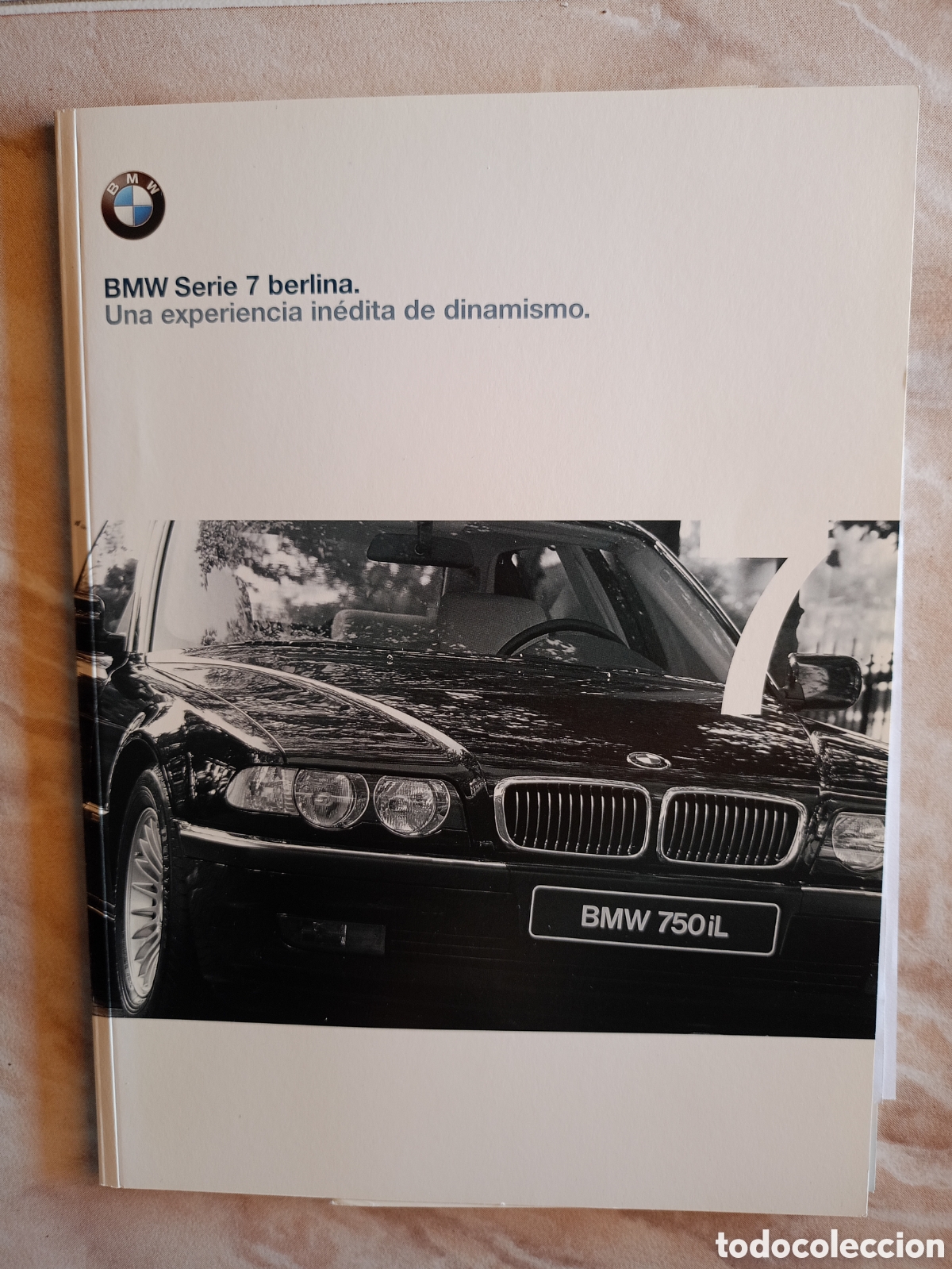 Autos und Motorr&auml;der: Antiguo Catalogo BMW serie 7 berlina