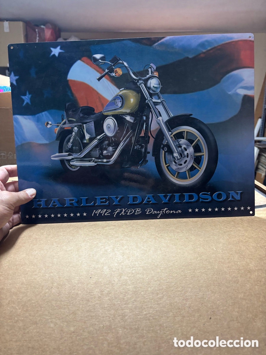 Coches y motocicletas: Chapa de Harley Davidson - Foto 1