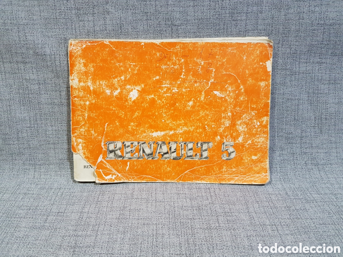 Carros e motociclos: RENAULT 5 MANUAL DE UTILIZACI&Oacute;N Y MANTENIMIENTO 1.&ordf; EDICI&Oacute;N ESPA&Ntilde;OLA JULIO 1983