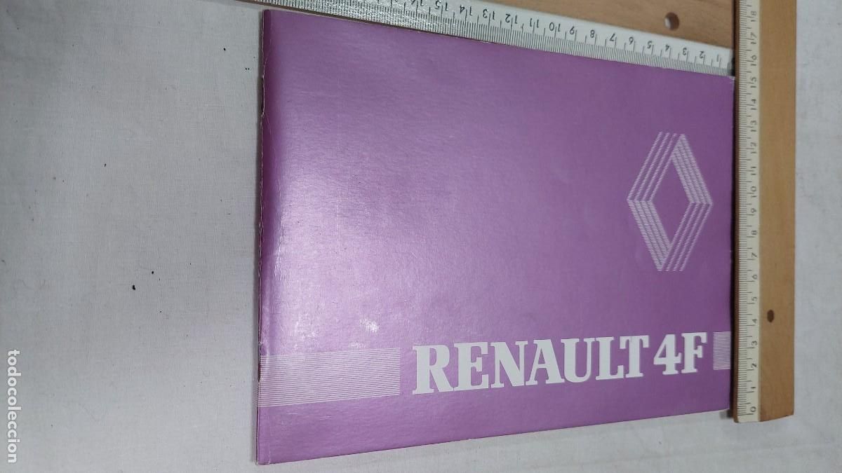Coches y Motocicletas: Cat&aacute;logo instrucciones utilizaci&oacute;n Renault F4