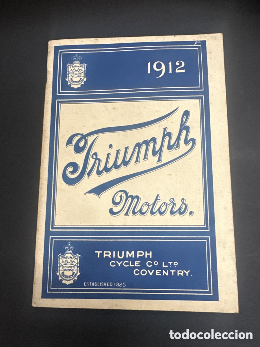 Automobili e Motociclette: Triiumph motors 1912 original