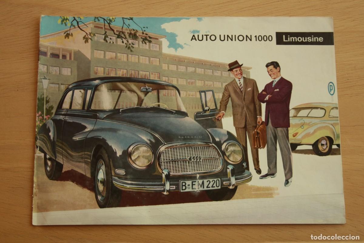 Coches y Motocicletas: Folleto AUTO UNION 1000 LIMOUSINE 1961