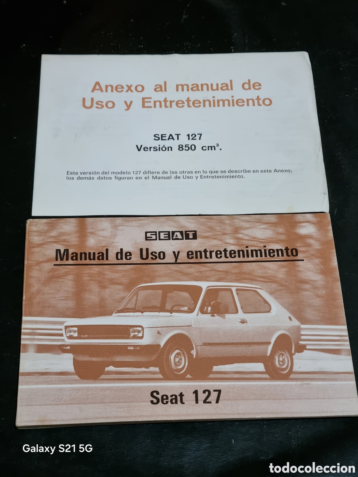 Coches y Motocicletas: SEAT 127 VERSI&Oacute;N 850 CM3 MANUAL DE USO Y ENTRETENIMIENTO