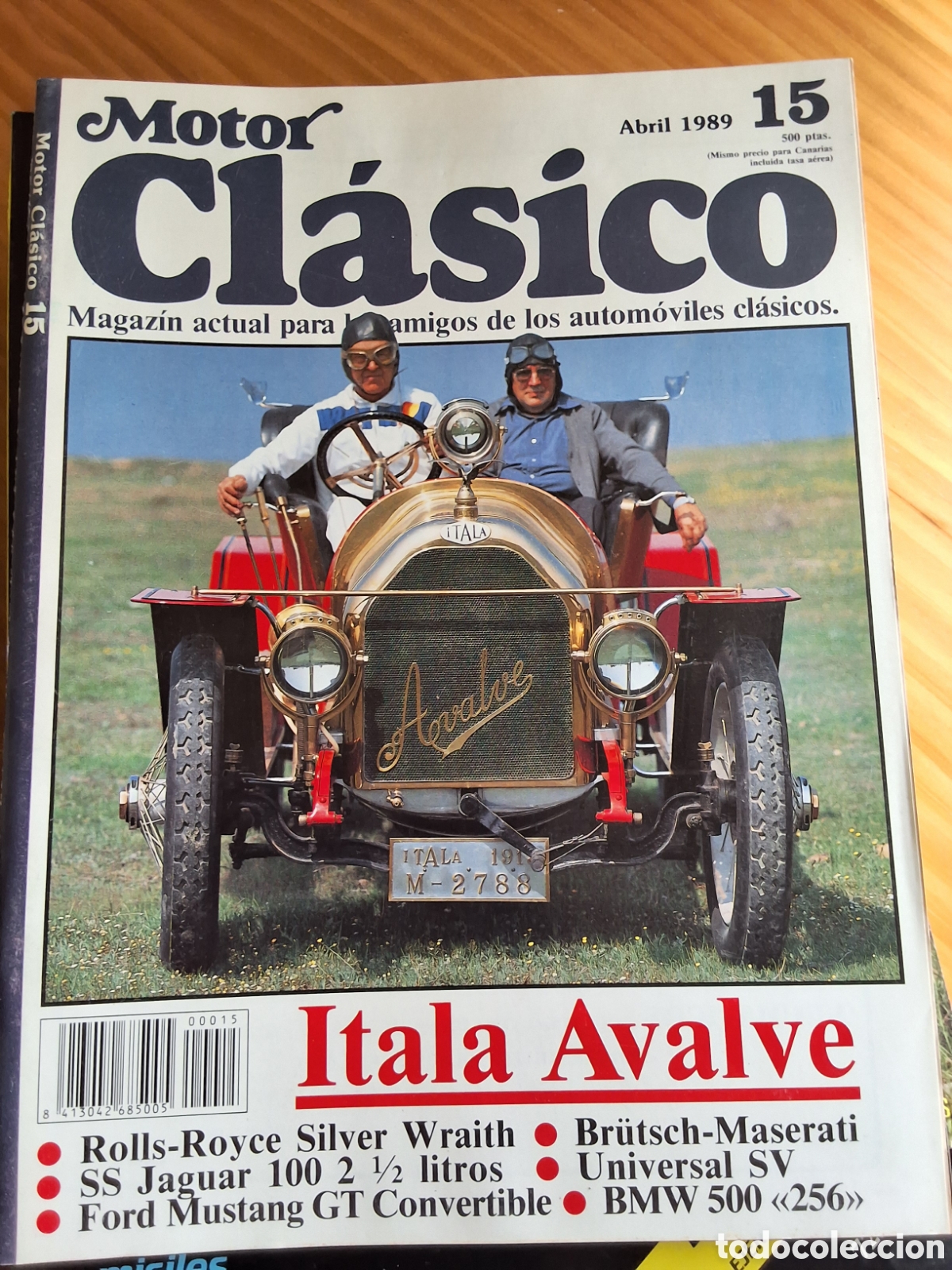 Coches y motocicletas: Motor clasico revista n&uacute;mero 15 a&ntilde;o 1989/4 Italia avalve