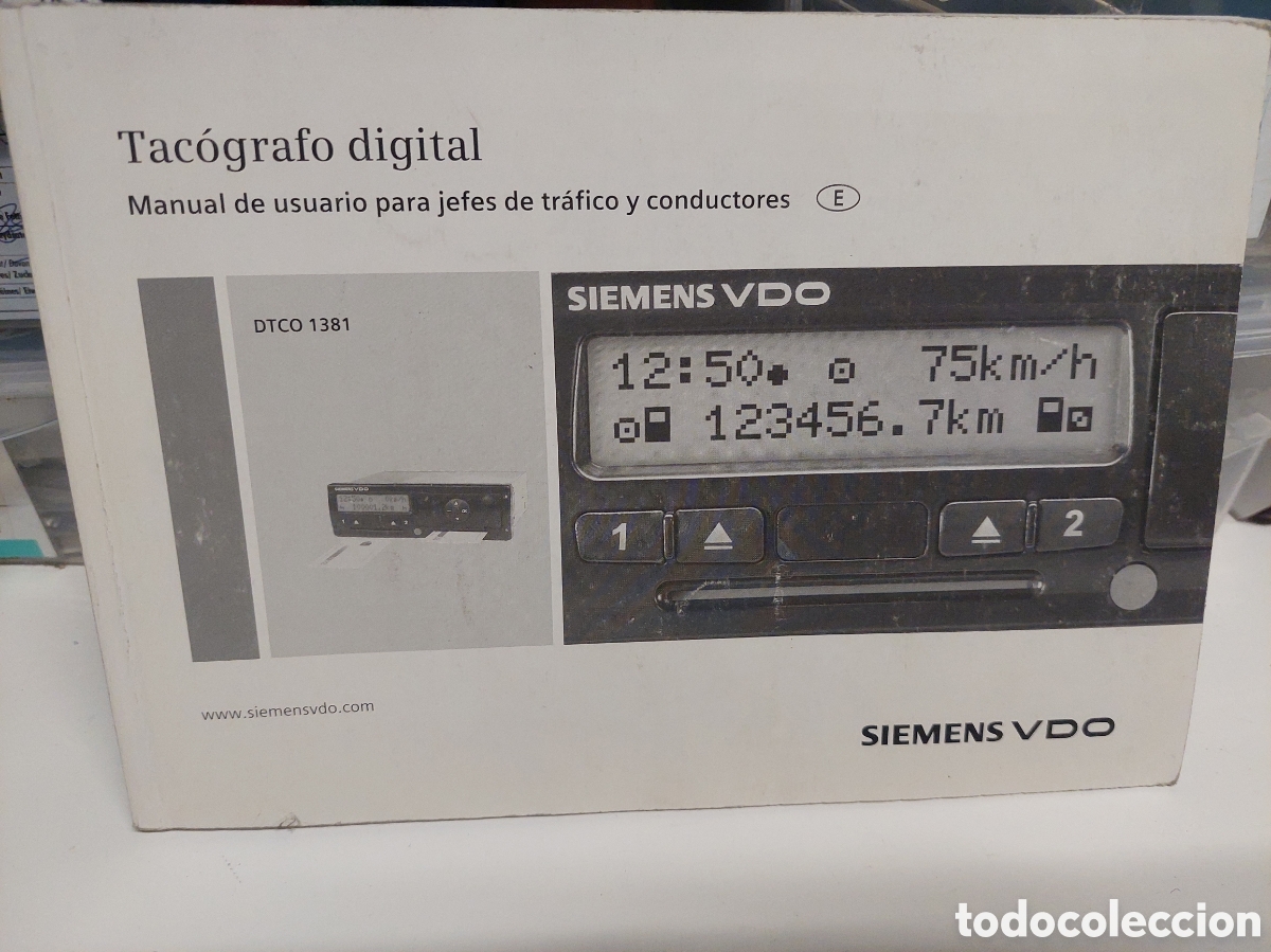 Automobili e Motociclette: Cat&aacute;logo camiones Siemens vdo TACOGRAFO