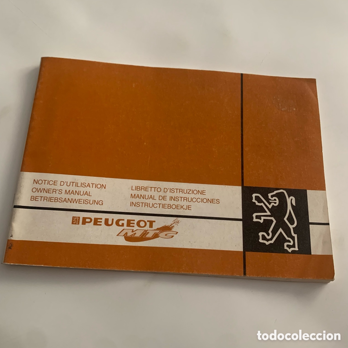 Voitures et Motocyclettes: MANUAL DE INSTRUCCIONES CICLOMOTOR PEUGEOT 103 MTC