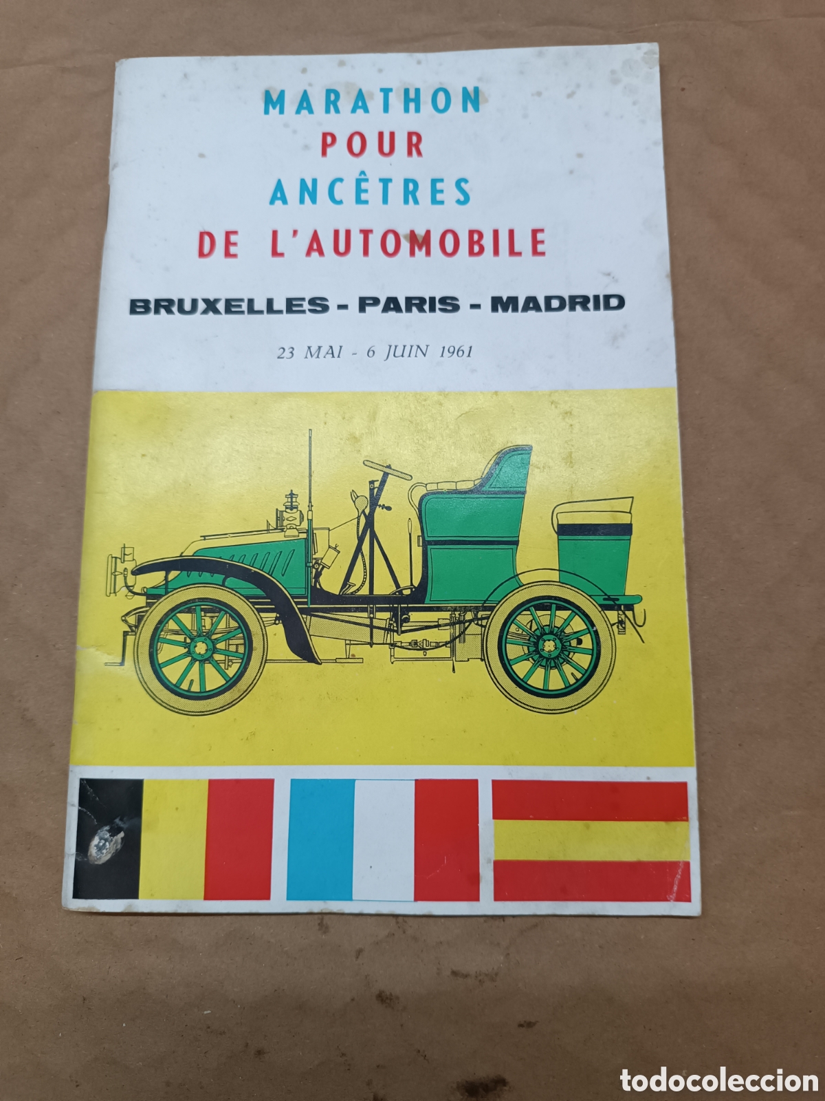 Carros e motociclos: Marat&oacute;n Coches Cl&aacute;sicos Bruselas Paris Madrid
