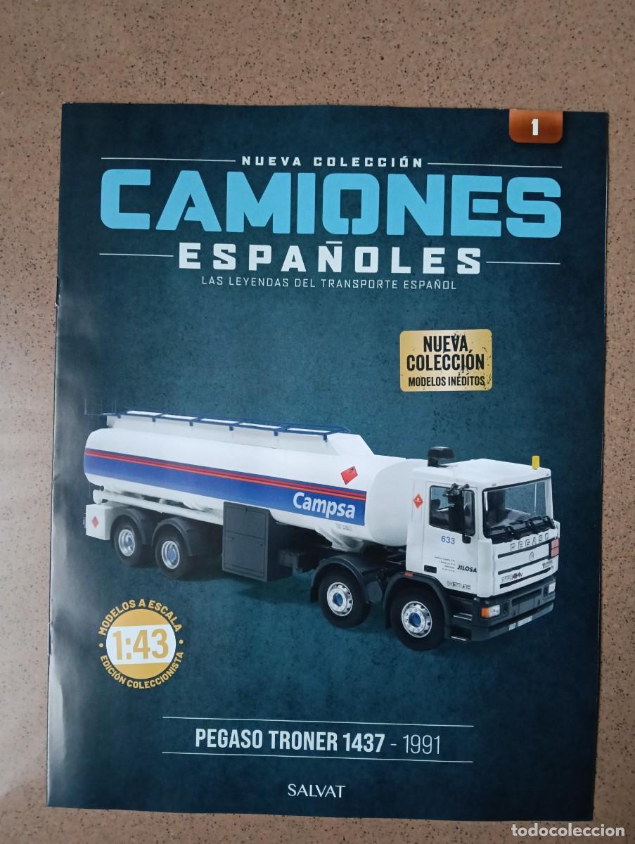 Coches y Motocicletas: Fasc&iacute;culo 1 PEGASO TRONER 1437 (1991) Colecci&oacute;n Camiones Espa&ntilde;oles Salvat Nuevo
