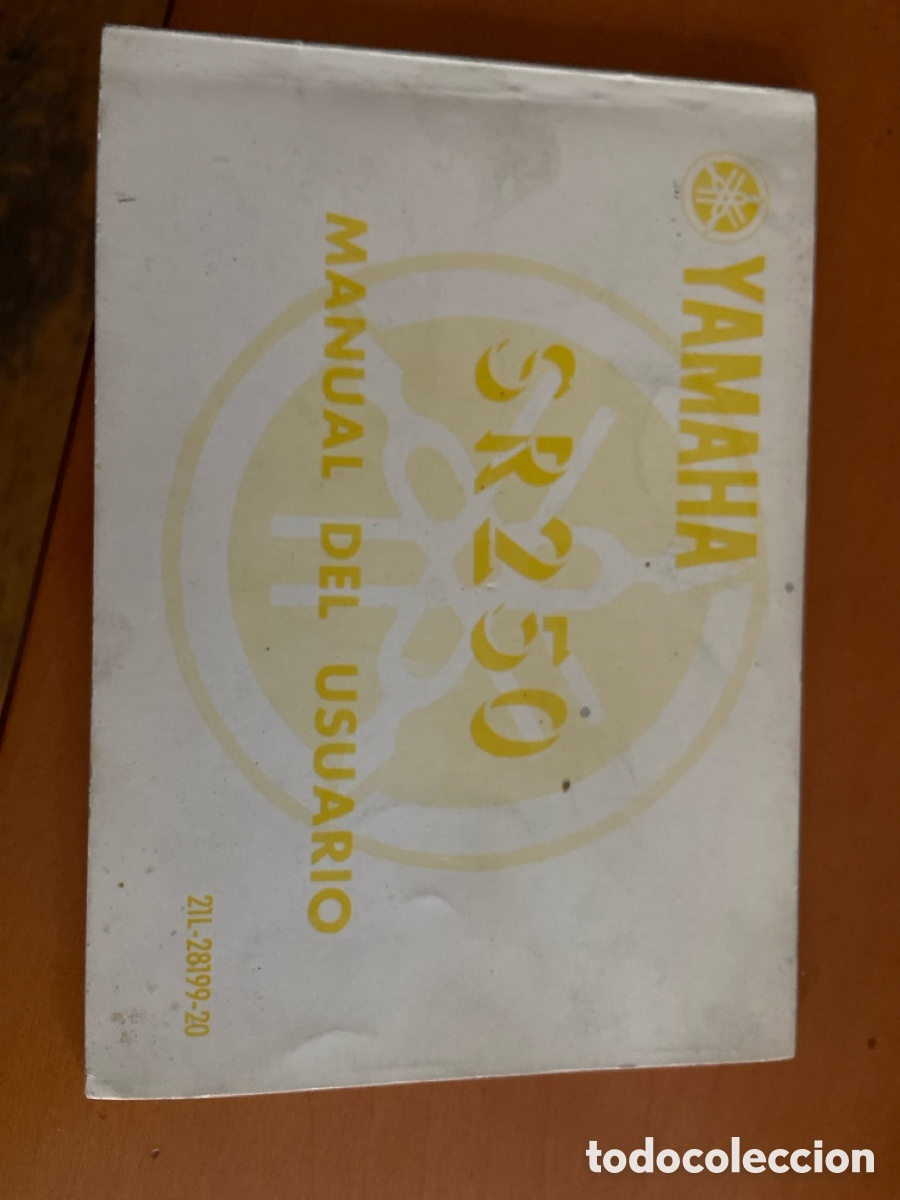 Coches y Motocicletas: Manual del usuario YAMAHA SR250