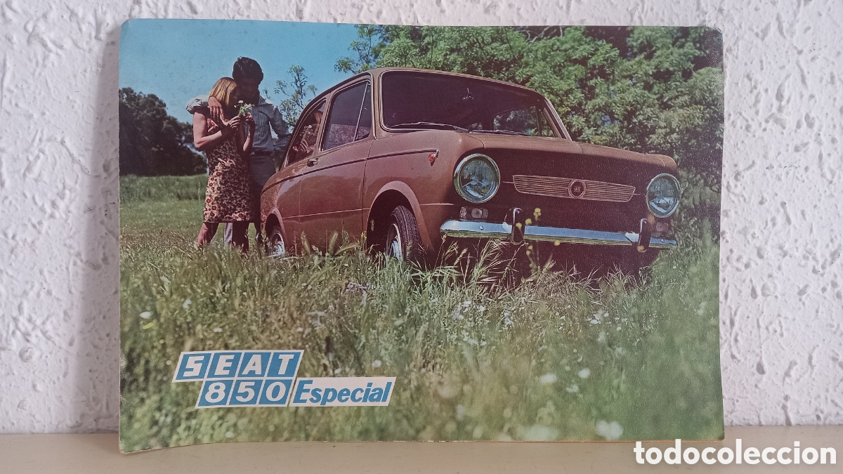 Carros e motociclos: Folleto publicitario SEAT 850. A&ntilde;o 1968