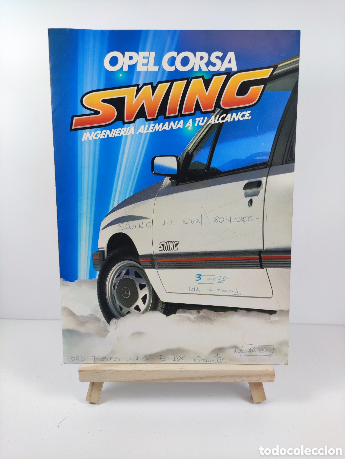 Coches y Motocicletas: Catalogo Opel Corsa Swing serie limitada 1984 sales brochure