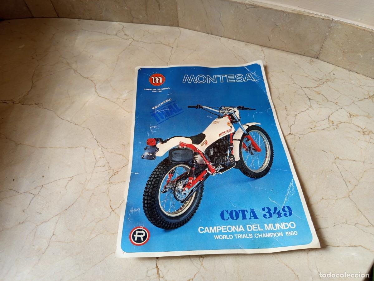 Coches y Motocicletas: MOTO MONTESA COTA 349 CATALOGO PUBLICITARIO ORIGINAL 1981