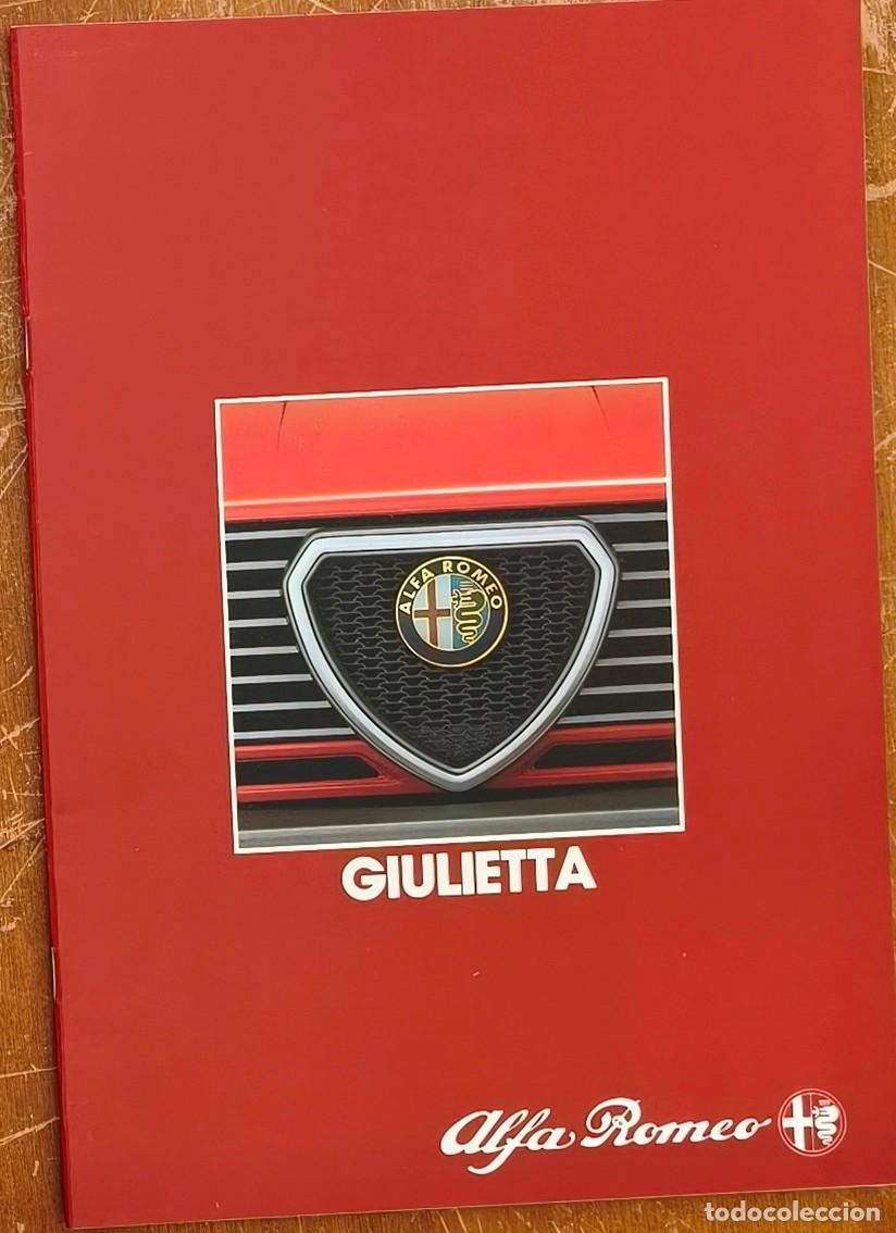 Automobili e Motociclette: Cat&aacute;logo Alfa Romeo Giulietta. Julio 1983. En holand&eacute;s *