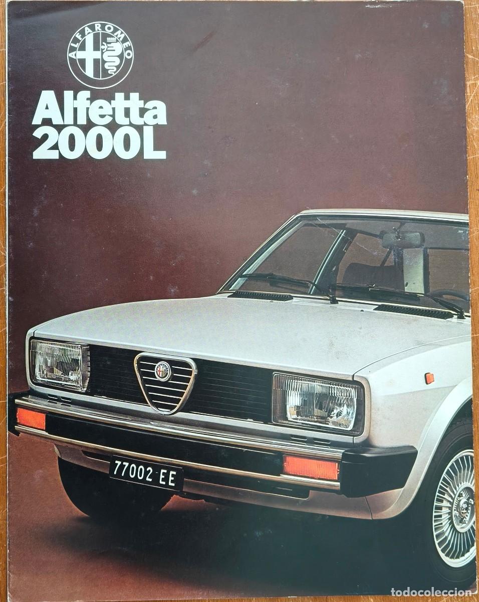 Automobili e Motociclette: Cat&aacute;logo Alfa Romeo Alfetta 2000 L. Noviembre 1978. En italiano *
