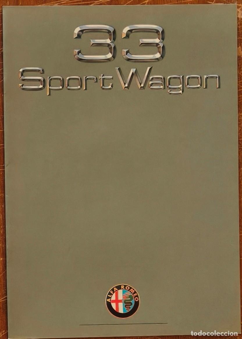 Automobili e Motociclette: Cat&aacute;logo Alfa Romeo 33 Sport Wagon. Febrero 1989. En alem&aacute;n *