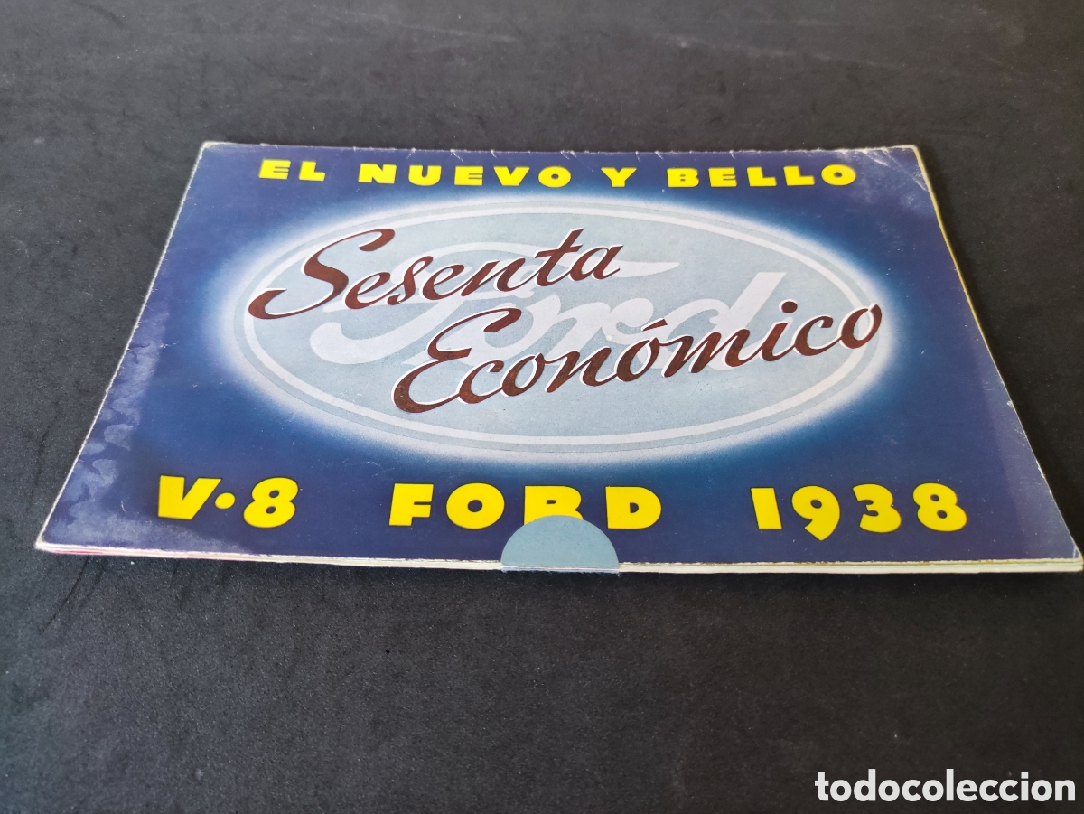 Coches y Motocicletas: Catalogo Ford V8 1938 espa&ntilde;ol sales brochure