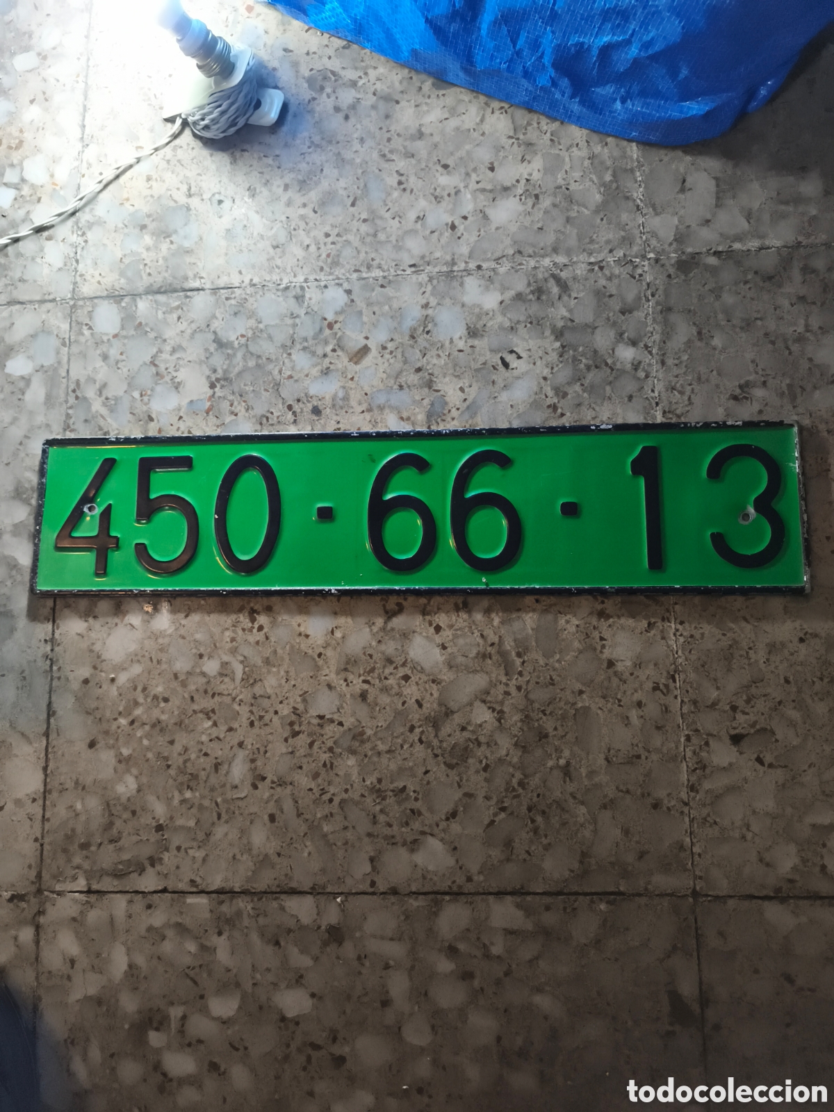 Coches y Motocicletas: Antigua chapa de matr&iacute;cula, no se pa&iacute;s en buen estado